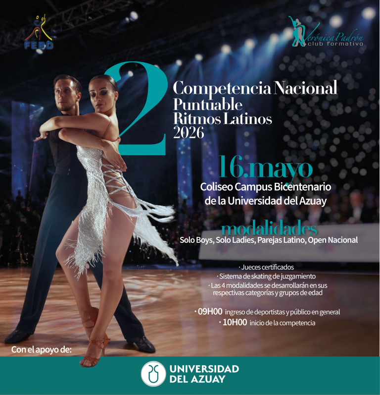 Convocatoria: 2ª Válida del Campeonato Nacional de Baile Deportivo – Modalidad Latino